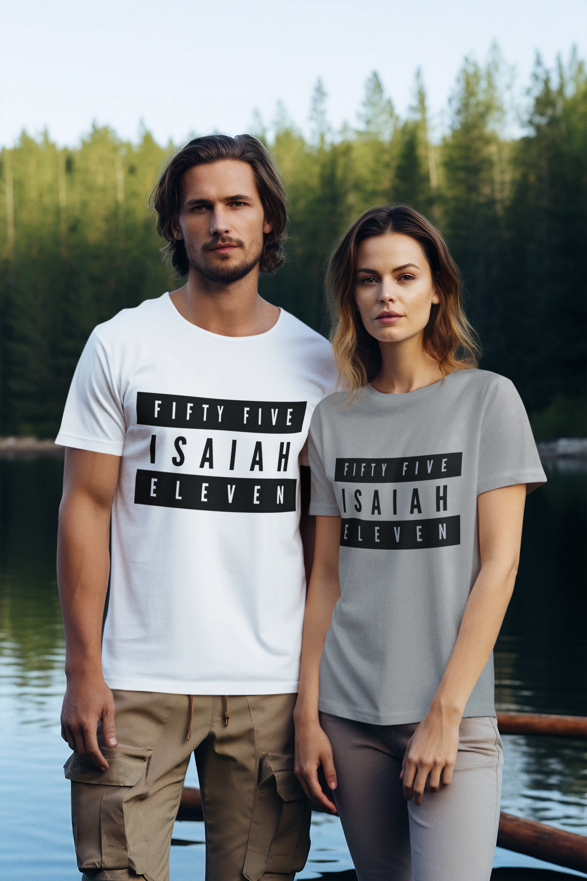 Fifty Five Eleven Branded T-Shirt; Selected Colors