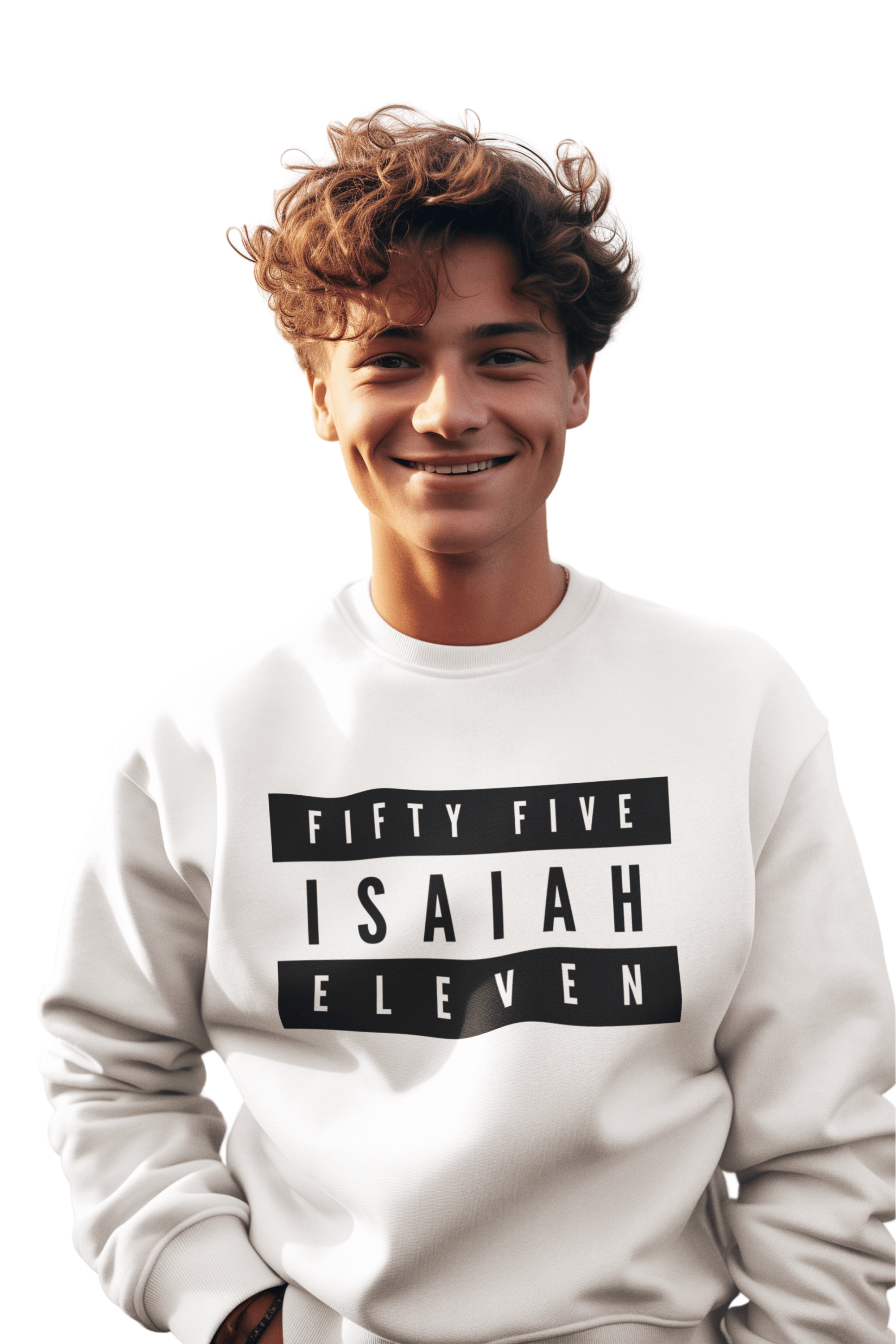 Fifty Five Eleven Branded Sweatshirt; Multi Color