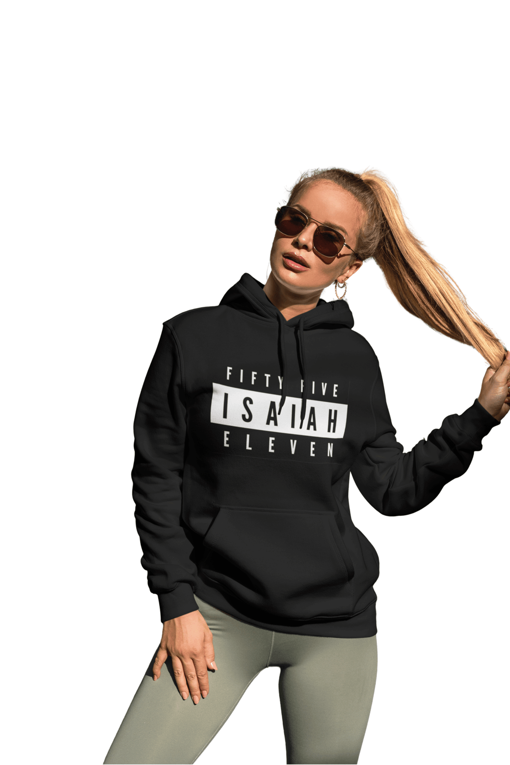 Fifty Five Eleven Branded Hoodie; Multi Color